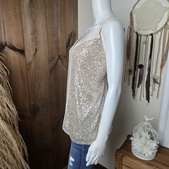 NWT Maurice's Sequin V-neck Tank Top - Picture 3 of 11